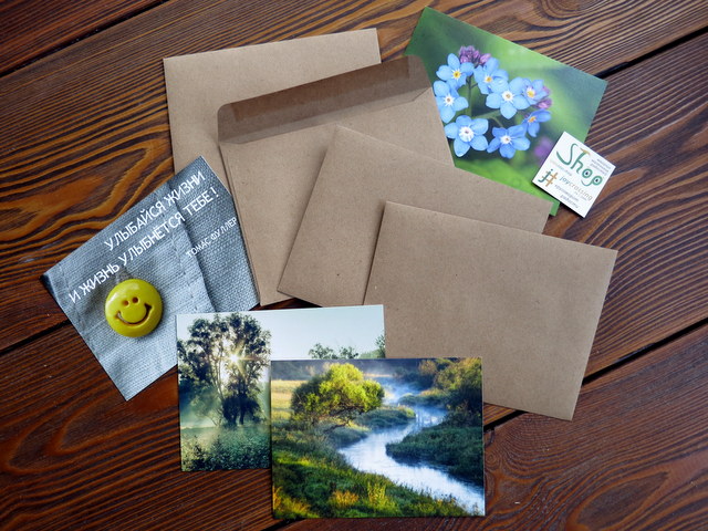 Эко-конверты для эко-открыток!