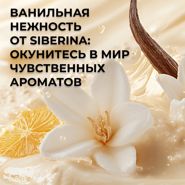 Ванильная нежность от Siberina: окунитесь в мир чувственных ароматов