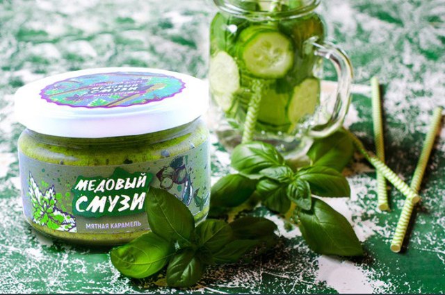 Медовый Смузи "Мятная карамель"
