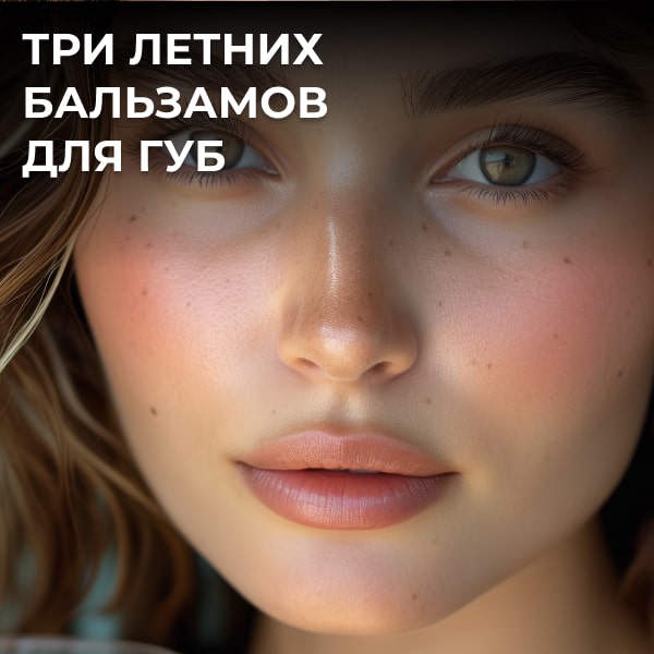 Три летних бальзамов для губ