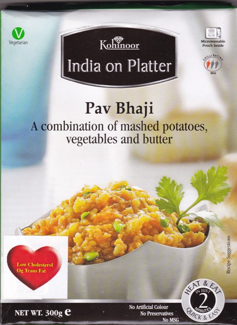 Готовые блюда India on Platter "Pav Bhaji" 