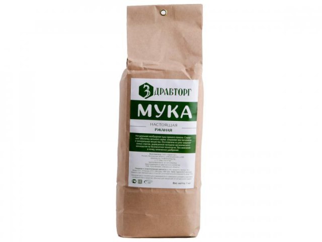 Мука настоящая ржаная "Здравторг"