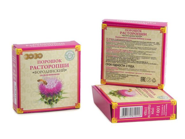 Порошок расторопши "Бородинский"