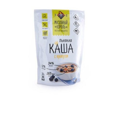 Каша льняная с кунжутом