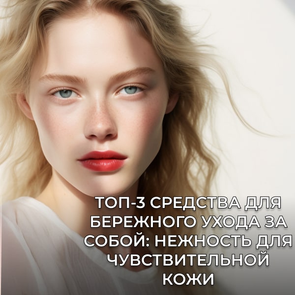 Топ-3 средства для бережного ухода за собой: нежность для чувствительной кожи