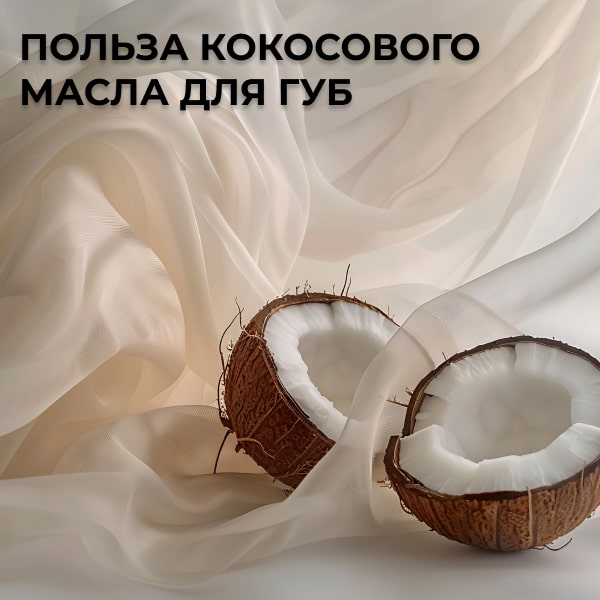 Польза кокосового масла для губ